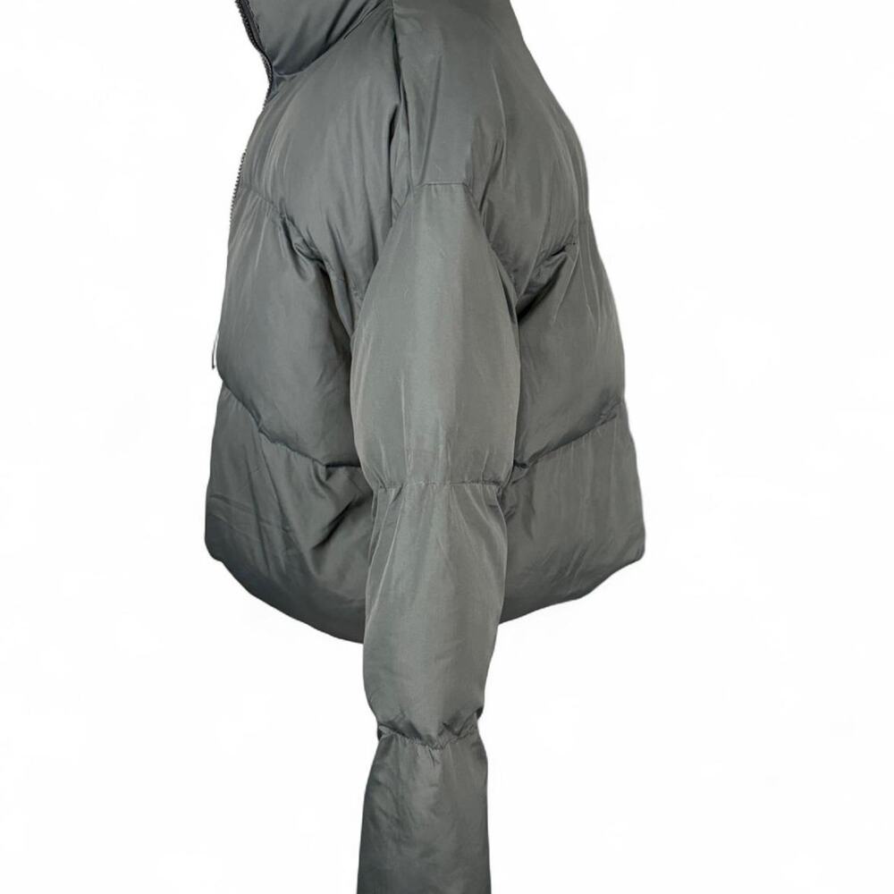 Fabletics Dark Grey Puffer Jacket - image 3